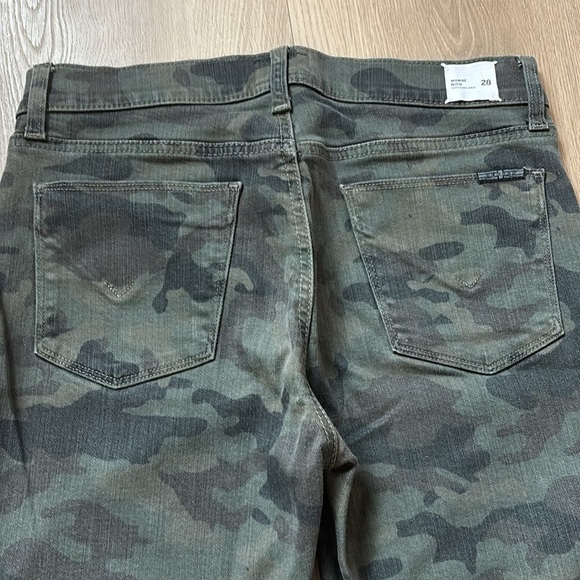 NWOT Hudson Midrise Nico Super skinny Ankle  Camo Jeans Green Soze 28 0100 - Picture 8 of 9